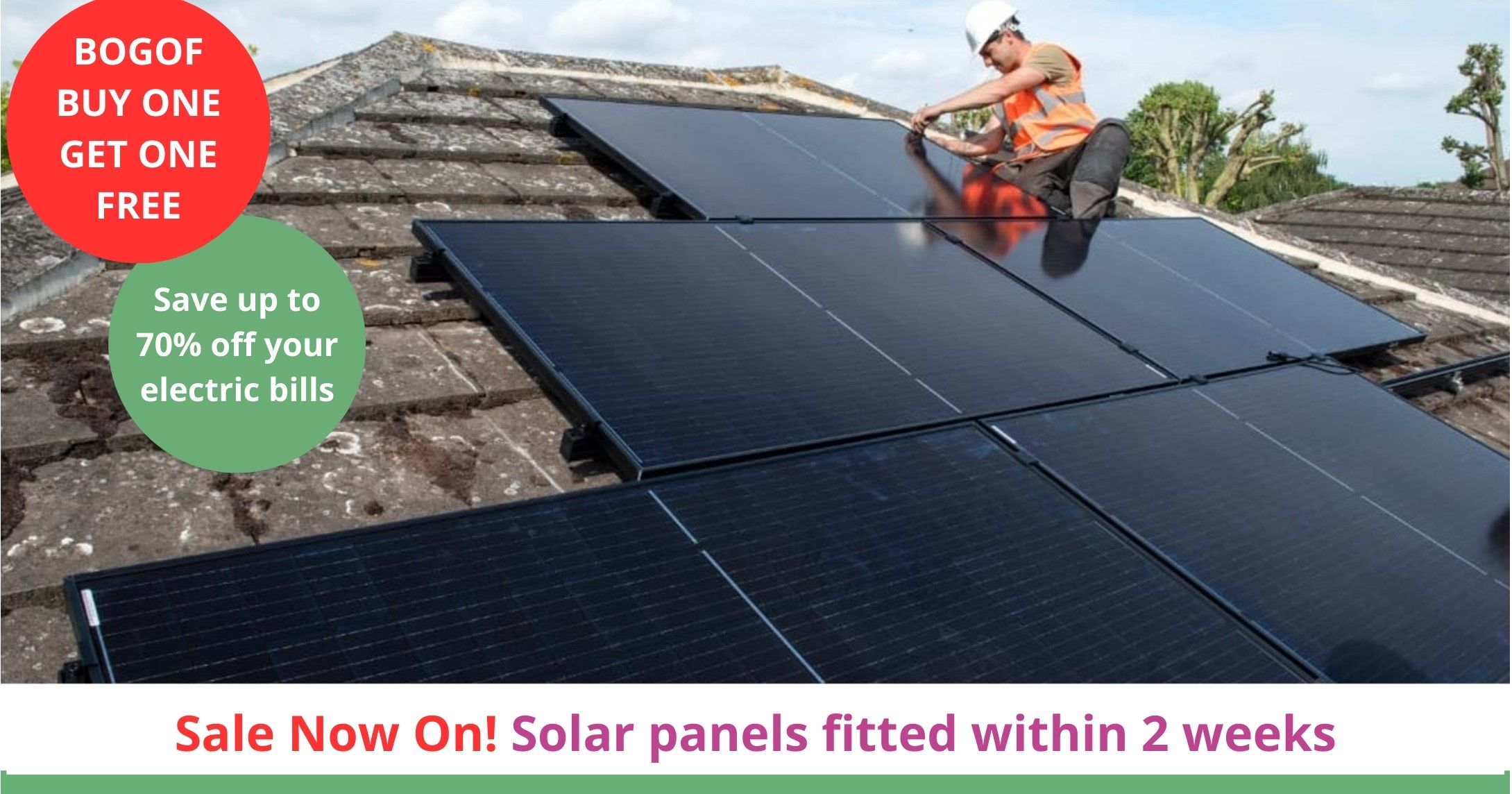 Buy on get one free on solar panels